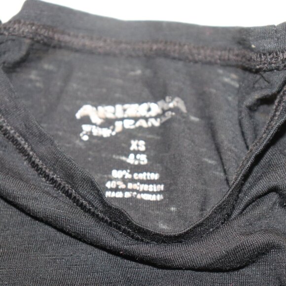 🖤🧵 Arizona Jean Co. Black Tee – Size XS · Everyday Essential · Soft Stretch - Picture 2 of 3